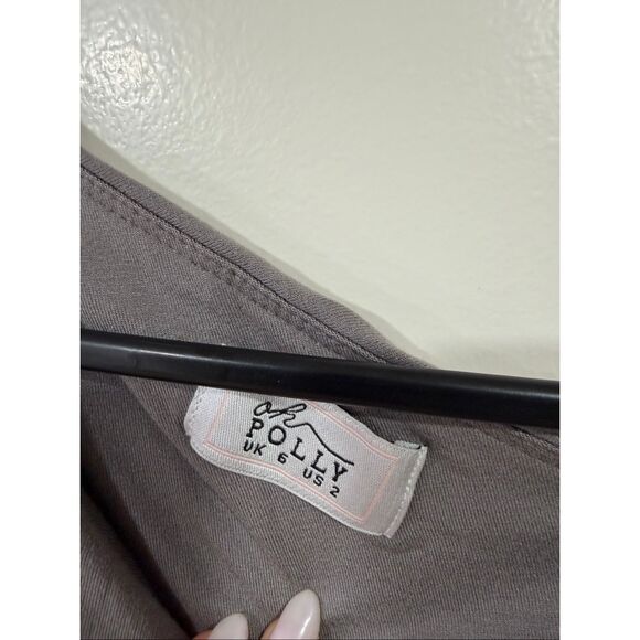 Oh Polly gray jumpsuit size 2 - Picture 2 of 3